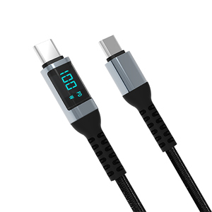 Ivanhoe 100W 5A Type C TO Type-C สายชาร์จเร็ว PD จอแสดงผลดิจิตอลสำหรับ Huawei Xiaomi Apple และ Android คอมพิวเตอร์ - Product Image 6