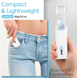 Wholesale <strong>Computer</strong> 7 in 1 Multifunctional Swipe <strong>Clean</strong> Tool Dust <strong>Keyboard</strong> Earbuds Cleaner Cleaning Kit - Product Image 6
