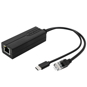 イーサネットRj4548VからタイプC5V 3A POEスプリッター電源アダプター (非POEデバイス用) - Product Image 1