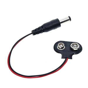 TZT 90 DC 9V spina di alimentazione a pulsante per Arduino Mega 2560 1280 UNO R3 132 9V fibbia della batteria - Product Image 1