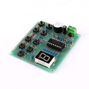 NE555 8 yolları dijital yanıtlayıcı kitleri elektronik bileşen CD4511 kaynak lehimleme uygulama kurulu PCB deney DIY kiti - Product Image 1
