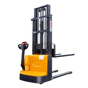 Hydraulic Full Electric Pallet Shape <strong>Used</strong> Reach Walkie Stacke Electric <strong>Stacker</strong> Pallet Lift <strong>Stacker</strong> Man on Board with Pantograph - Product Image 4