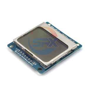 Blau für Mikrocontroller-Entwicklungs platine 5110 Bildschirm Nokia LCD-Modul Kompatibel mit 3310 LCD