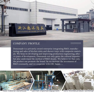 中国不同类型手工制作商业餐厅白色单碗厨房水槽