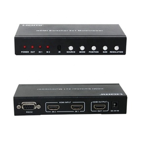 HDMI 1080p , HDCP 1,2 Video Switcher 2x1 Multi-Viewer con PIP