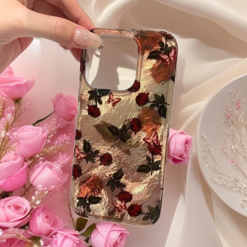 Glacier Case - Transparent - Vintage Rose