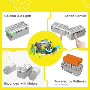 Maker zoid Robot Master Coding Robot Kits APP-gesteuert 100 in 1 Spielzeugset STEM Lernspiel zeug Programmier bares Robotik-Kit