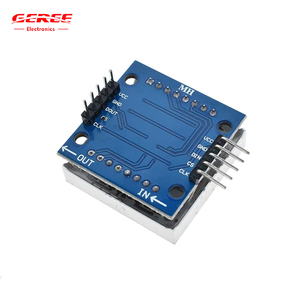 MAX7219 modulo Dot Matrix LED Display rosso 8*8 SCM modulo di interfaccia Driver 5V LED scheda di controllo IO Port Driver Kit DIY