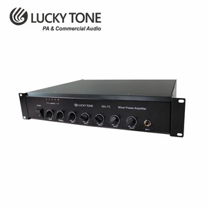 Amplificador mezclador de potencia profesional de alta calidad de 70W con 3 micrófonos y 2 entradas auxiliares para conferencias de negocios - Product Image 3