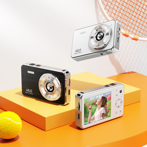 Benjie A7กล้องดิจิตอลขนาดเล็ก128GB CCD 2.4นิ้วทัชสกรีน16X ซูมดิจิตอลแฟลชในตัวกล้องวิดีโอ HD 2.7K เซ็นเซอร์ CMOS แบบพกพา - Product Image 4