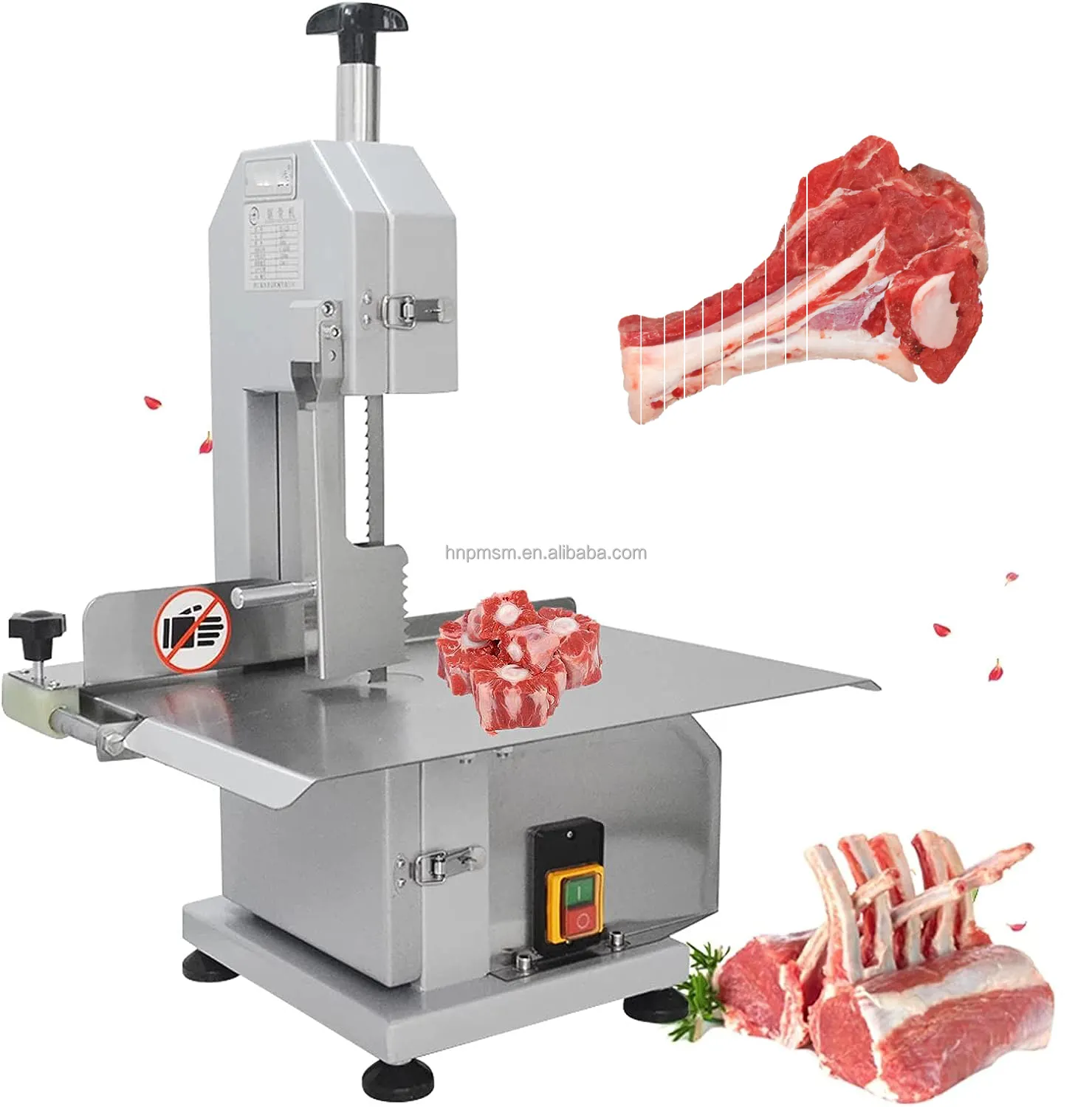 Lama per sega a nastro per ossa ad alta velocità affettatrici per ossa in acciaio inossidabile eccellente macchina per tagliare la carne