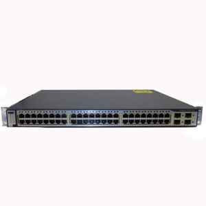 WS-C3750G-48TS-S Gigabit-Ethernet-Switch 48-Port-Netzwerk-Switch Modell 3750G für den Unternehmens gebrauch - Product Image 2