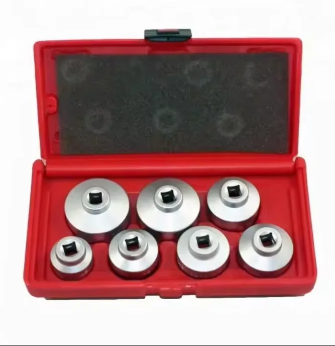 Wholesale wrench oil filter Key 7pcs Oil Filter Socket tools Set kit for vehicle tools