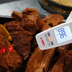 Termómetro de alimentos 2 en 1 A63, sonda plegable con sensor infrarrojo para equipos de prueba, combinado con una sonda práctica, 2 en 1 - Product Image 6