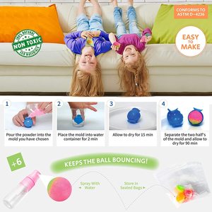 Science <strong>Experiment</strong> Hand on Create Your Own DIY Magic Bouncy <strong>Ball</strong> Making Kit - Product Image 3