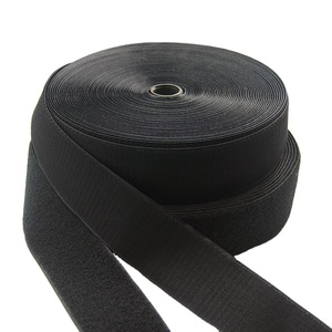 Tela negra de gancho y bucle de garantía comercial, cinta de gancho y bucle autoadhesiva, tira de gancho y bucle - Product Image 2