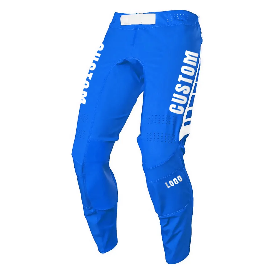 HOSTARON Motocross Blue pantalone pantalone moto uomo pantaloni Sportswear Bike Off-road MX MTB Racing ciclismo 100% poliestere