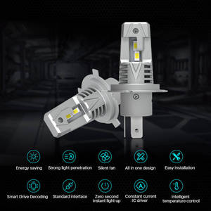 7-Days H8 H11 Led farlar Plug-in araçlar için DC12V-30V Fan tasarım Mini ampul güçlendirme - Product Image 3