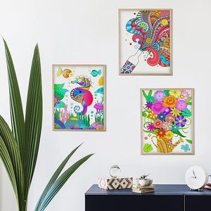 定制着色书产品最便宜的成人艺术模糊海报上色 - Product Image 5
