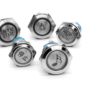 16mm 19mm 22MM Custom <strong>Button</strong> Self-locking and Self-reset DIY <strong>Push</strong> <strong>Button</strong> Switch <strong>Start</strong> Stop Reset - Product Image 3