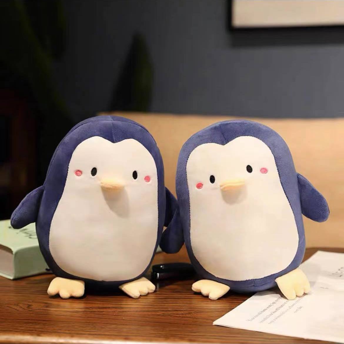 Lindo pingüino azul