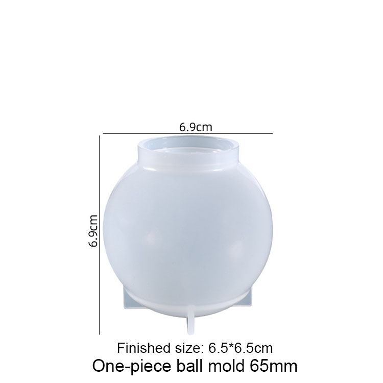 Moule à boule ronde monobloc 65mm