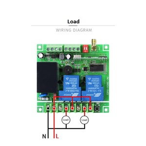 End schalter für Fernbedienung schalter 2CH RF-Fernbedienung Set Sender-und Empfänger modul für Motor-und Haushalts geräte - Product Image 3