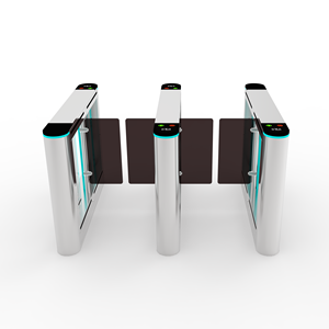 Wkt Rfid girevole biometrico Nfc sistema di controllo accessi Wiegand riconoscimento del volto di lusso Swing barriera cancello con codice Qr per palestre - Product Image 2