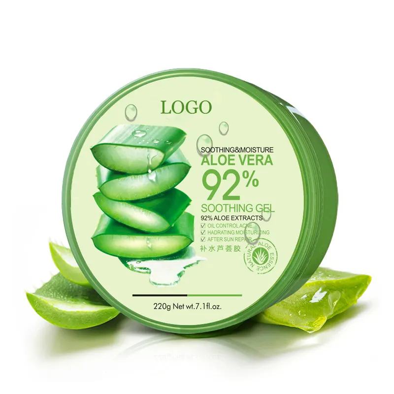 Wholesale OEM Private Label Pure 100% Moisturizing gel de aloe vera Organic Aloe Vera Gel for Face