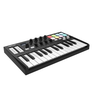 На выбор панда мини II портативный 25-ключ USB MIDI контроллер клавиатуры с 8 RGB подсветкой колодки 4 передаче ручки управления 4 A - Product Image 6
