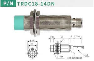 Long Range TRDC18-14DP Non Flush PNP Optical <strong>Proximity</strong> <strong>Sensor</strong> <strong>Inductive</strong> <strong>Sensor</strong> E2bm18kn16m1c1 Gh-11nd <strong>Sensor</strong> - Product Image 5