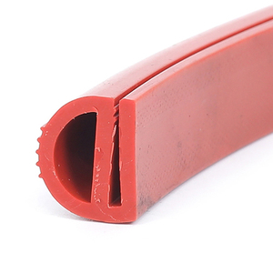 แถบยางซิลิโคนสีแดงขอบป้องกันอุณหภูมิสูงมีบริการตัด - Product Image 2