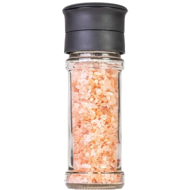 Molino de condimentos para hierbas, molinillo de especias de vidrio de 4oz, 100ml, conjunto de molinillo de sal y pimienta