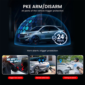 Sistema de alarma de seguridad universal de 12V de calidad superior Alarmas de coche inalámbricas automáticas con 2 mandos a distancia - Product Image 4