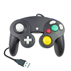 Mando usb para Nintendo gamecube, compatible con win y Mac, color púrpura
