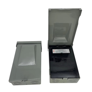Interruptor de desconexión de A/C con fusible 240V 60A Caja de interruptor extraíble Componentes electrónicos de plástico Caja de desconexión fundida - Product Image 1