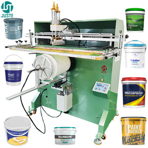 Customizing Semiautomatic Print Screen Machine Large Format Shenzhen Silk Screen Printer Printing Machine with Rotary System - Product Image 1