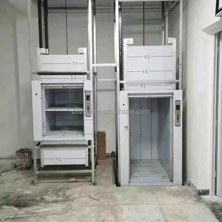 Zunhui 100-350kg Dumbwaiter Lift Miscellaneous Elevator School Dining Car Flat Floor Food Conveyor