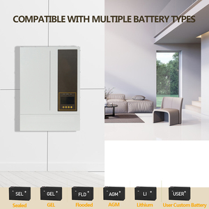Inversor solar híbrido de 3600W, entrada de CC, salida de CA de 48V CC, 230V, controlador de carga solar MPPT integrado, panel solar, entrada máxima de 500V - Product Image 6