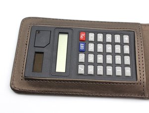 Small Pocket PU Leather Business <strong>Notebook</strong> Cover Jotter Multifunction A7 Mini <strong>Notepad</strong>,30 Pages Note Paper and Pen Holder - Product Image 4