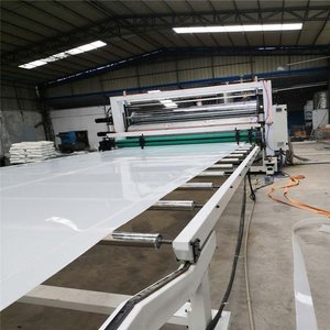 热销3D紫外大理石复合覆层墙板聚氯乙烯挤出机制造ABS聚乙烯聚丙烯TPU塑料板