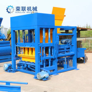 Small Scale <strong>Building</strong> Full Automatic Hydraulic Cement Brick Production <strong>Line</strong> QTJ4-25D Concrete Hollow <strong>Block</strong> <strong>Making</strong> <strong>Machine</strong> - Product Image 6