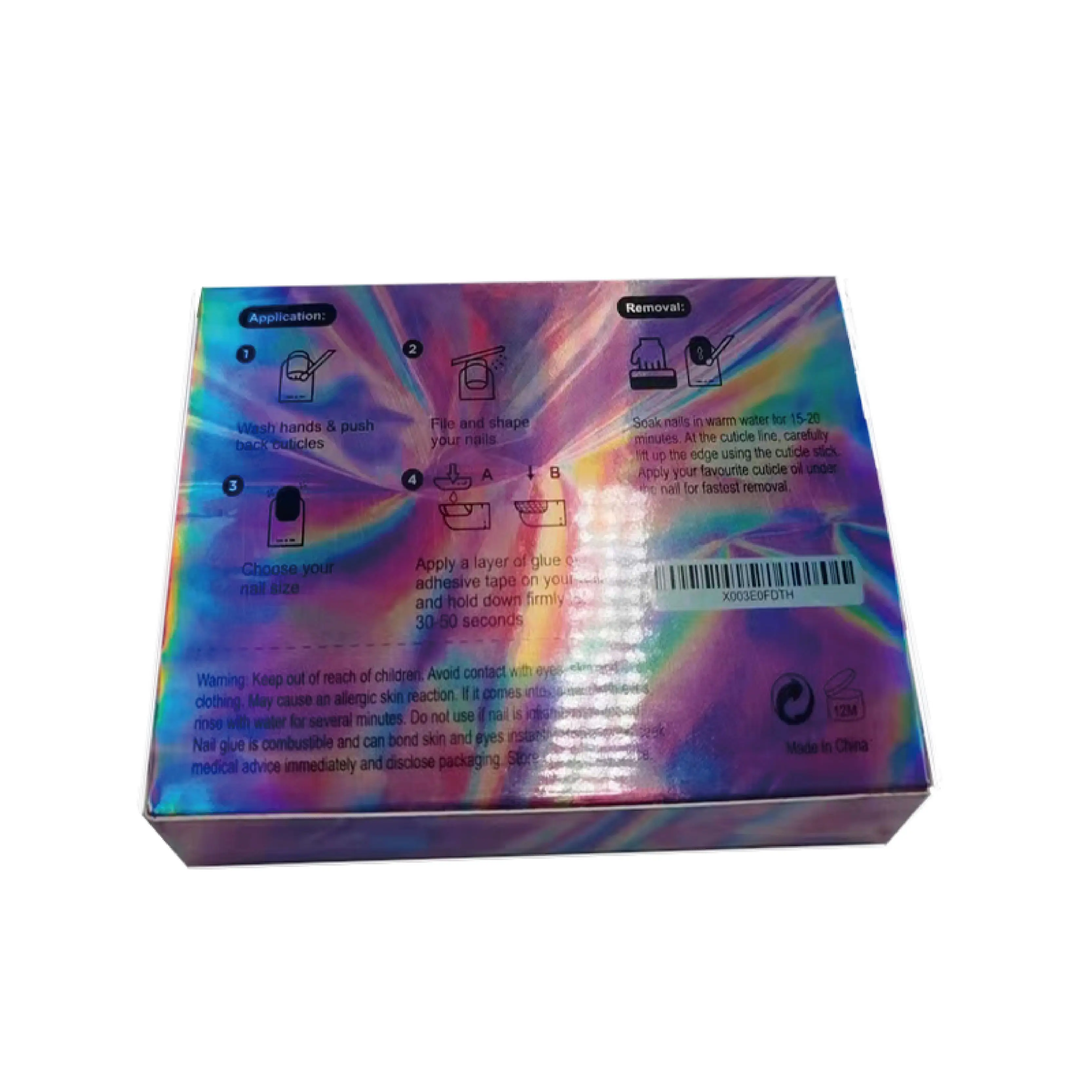 Kertas Laser kosmetik lipat hadiah parfum seperti kotak hadiah perlengkapan kemasan hadiah pernikahan