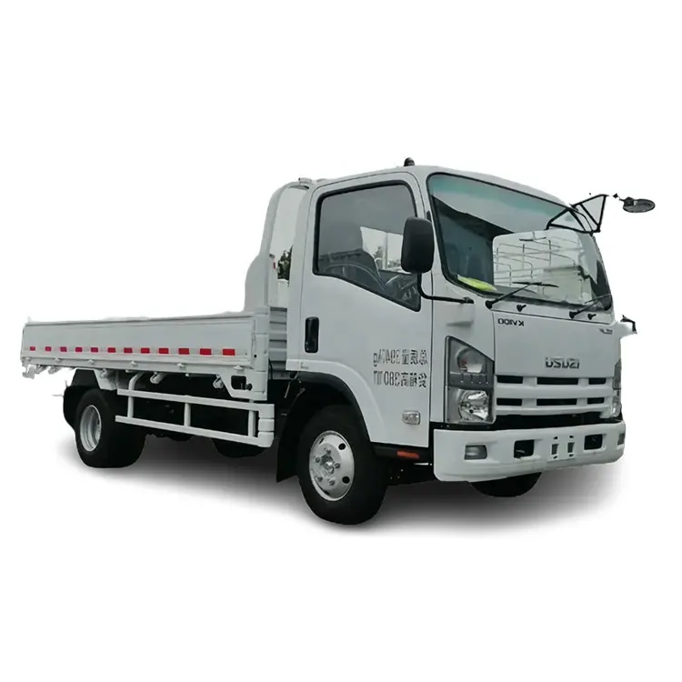 HOWO 1suzu 트럭 가격 브랜드 4.2m 길이화물 트레이 밴 바디 디젤 엔진 판매 전송 픽업 캐리어
