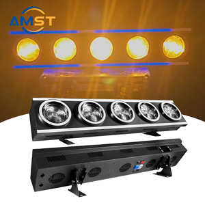 5つの目Ledマトリックスライト5個120WゴールドフレネルスポットウォッシュライトRGB 3 in 1 LEDストリップディスコステージパフォーマンスディスコ - Product Image 4