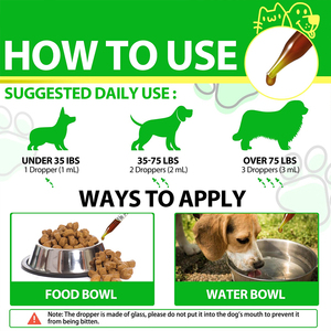 60ml integratore multivitaminico cane per la cura degli animali domestici integratore sanitario essenziale per il benessere canino - Product Image 4