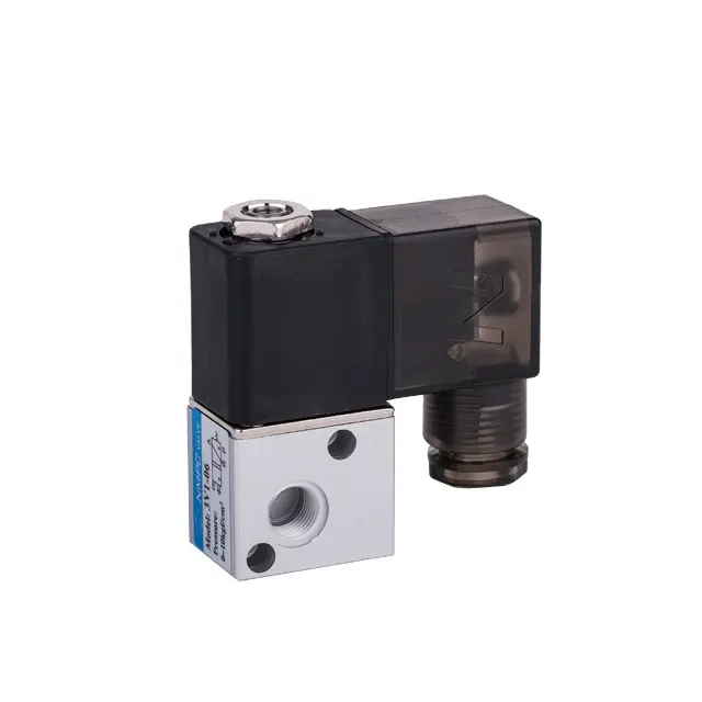 Best Sell Air Flow Control Valve -08 G1/4 Air Flow Control Valve Normally Closed Micro Solenoid Valve for Air water oil
