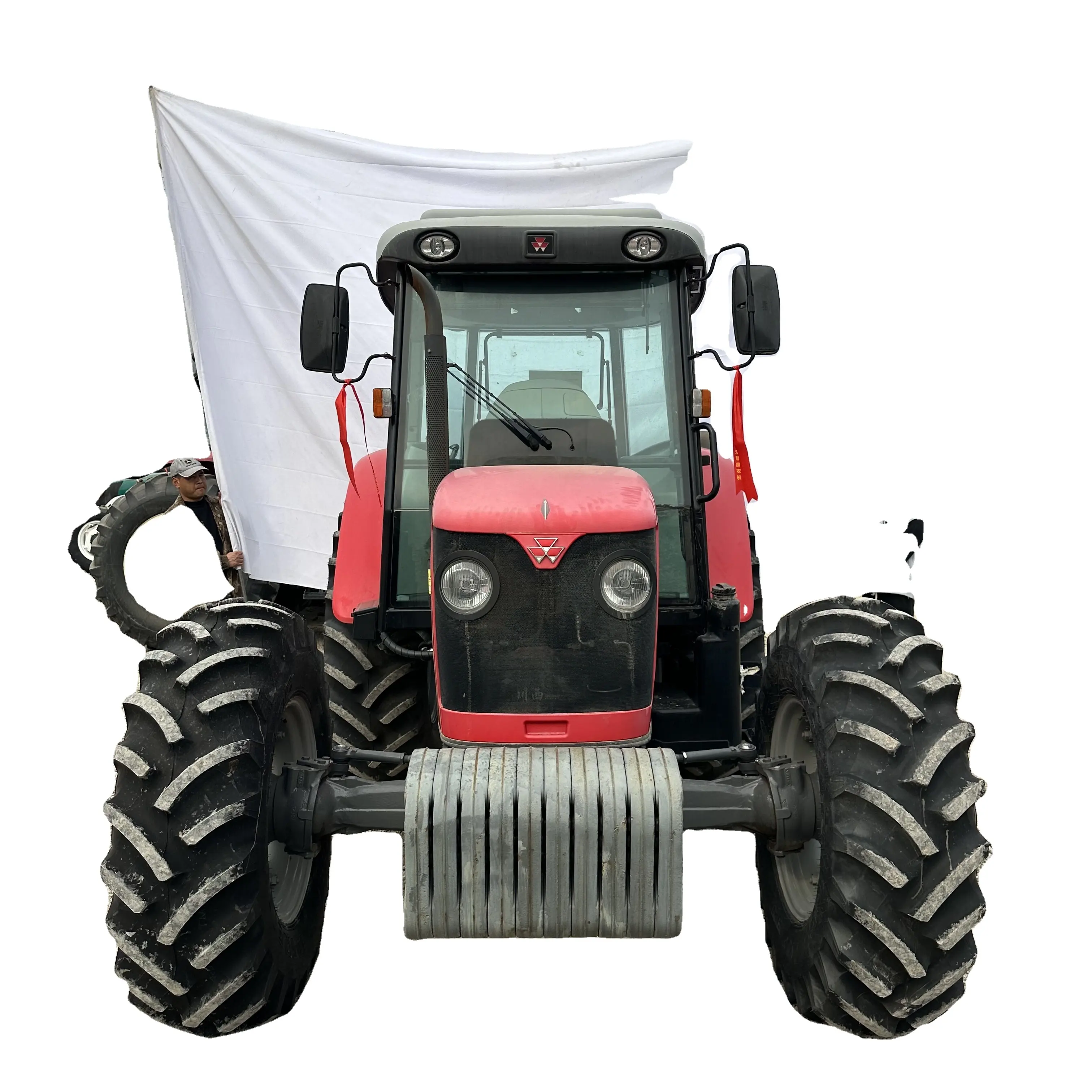 Trattori agricoli usati di alta qualità e prezzo basso 100HP Massey Ferguson MF1004