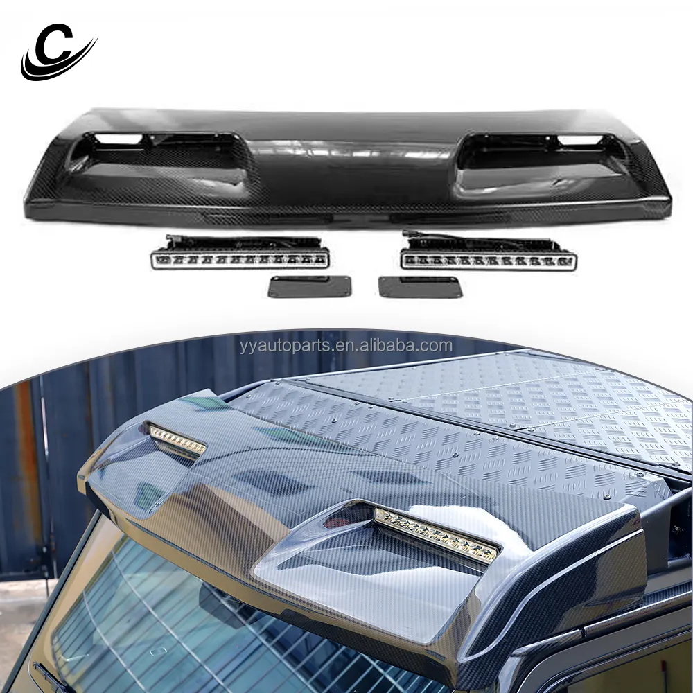 W464 Spoiler sul tetto 4x4 con luci originali per luci interne G350 G55 G500 G63 G550 G65 W464