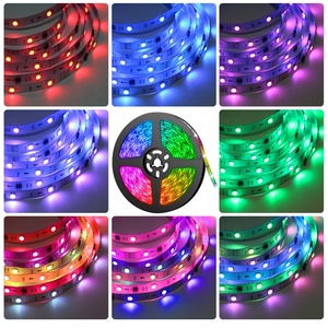 5V 12V 2811 2812 16703 WS2815 Cinta de circulación de agua LED 1903 RGB Dream Chase Pixel Tira de cinturón LED DMX Luz de neón programable - Product Image 2